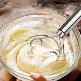 Stainless Steel Dutch Whisk 
BREAD MIXING TOOL