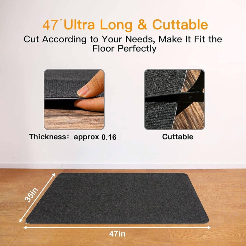 🪑 Chair Mat for Hard Floors | Easy‑Glide Desk Chair Floor Protector