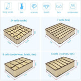 🧺 4 Foldable Innerwear Organizer | Wardrobe Storage Box
Declutter drawers in minutes with this smart, space-saving set. Perfect for innerwear, socks, ties, and more—keep everything neat and easy to find.