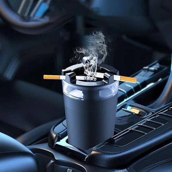 Portable Car Ashtray With Water Tank Smell Proof 🚗🚭