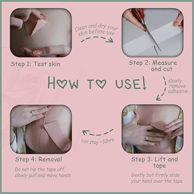 Premium Boob Tape for the Perfect Lift! 💃