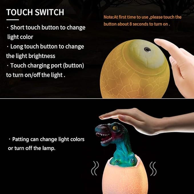 3D Dinosaur Lamp Night Light