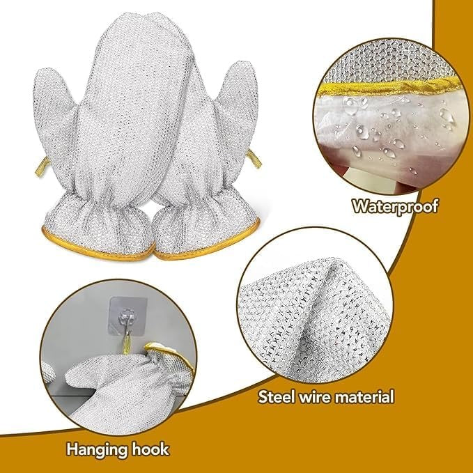 Wire Dishwashing Gloves