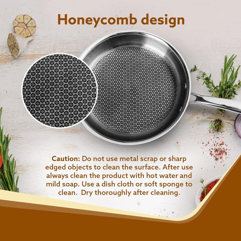 Honey Comb Frying Pan,