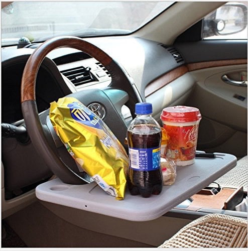 Multifunctional Car Laptop Food Steering Wheel Tray