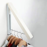 Wall Mountable Hidden Type Plastic Clothes Hanger