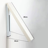 Wall Mountable Hidden Type Plastic Clothes Hanger