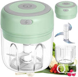 🌿 **Mini Portable USB Recharging 250 ml Vegetable Cutter