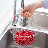 ✨ Premium 2 in 1 Fruit Basket – Stainless Steel ✨