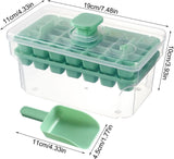 Ice Cube Storage Box with Ice Scoop