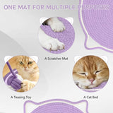 CAT SCRATCH PAD PET SLEEPING CAT TOY