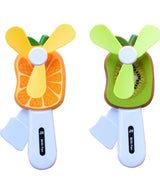 Mini Fan Fruit Shape Cute Squeeze Toys