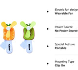 Mini Fan Fruit Shape Cute Squeeze Toys