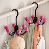 360° Rotating 6-Claw Multi-Function Hook