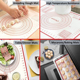 Silicone Pastry Mat with Measurements