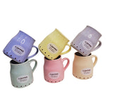 Handmade Ceramic Multicolor Coffee Mugs — Set of 6 ☕🌈