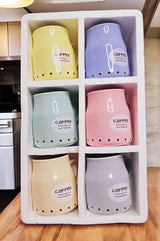 Handmade Ceramic Multicolor Coffee Mugs — Set of 6 ☕🌈