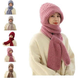 2-in-1 Windproof Scarf with Cap